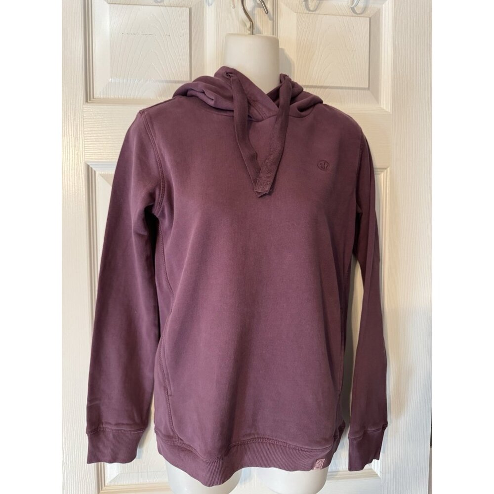 Anthropologie Fat Face XS Purple Hoodie Sweatshirt Top 100% Cotton NEW
